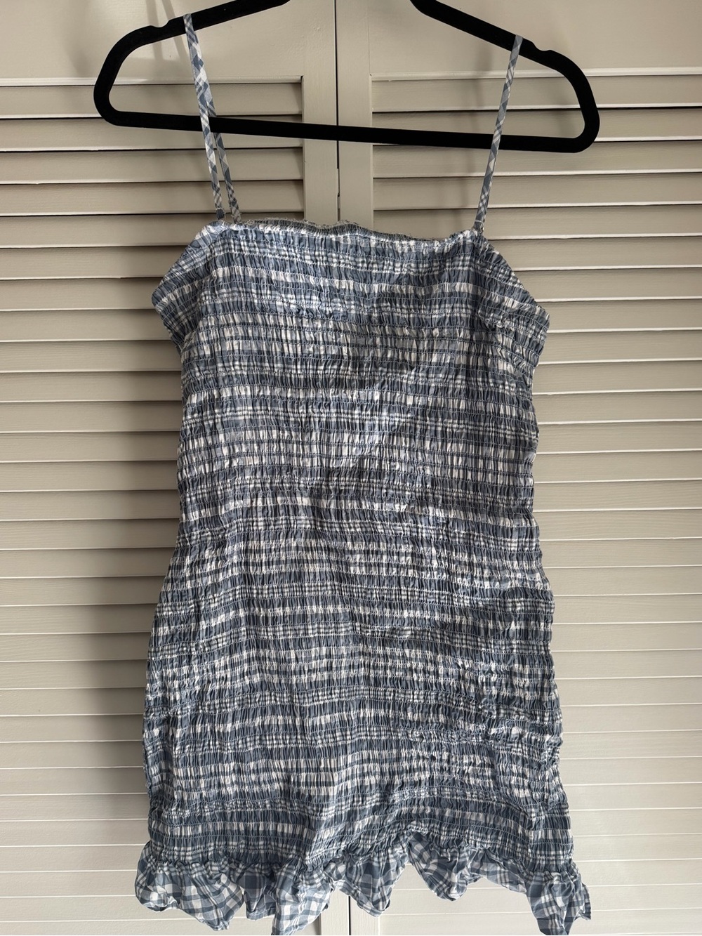 Wild Fable Blue and White Gingham Dress